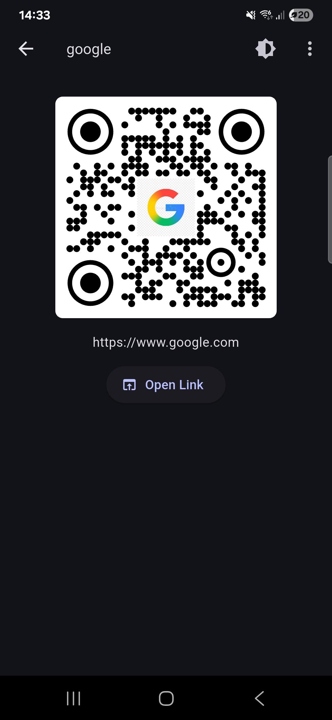 Custom QR code creator